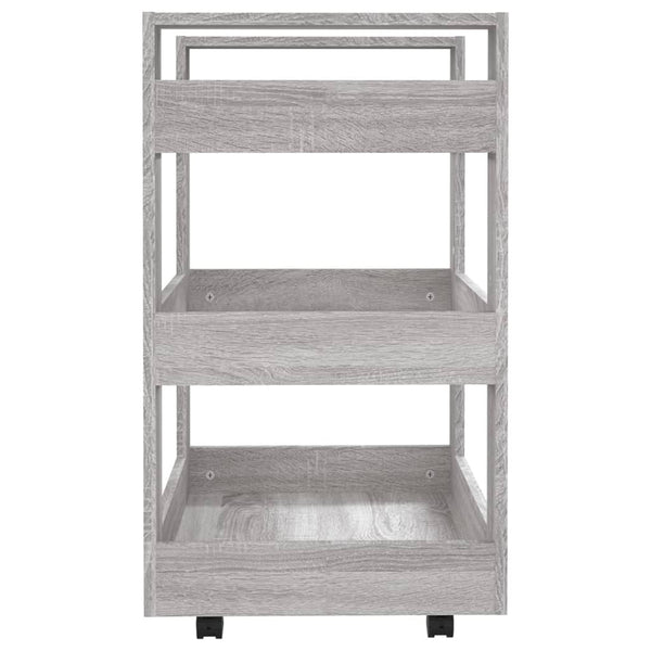 Küchenwagen Grau Sonoma 60x45x80 cm