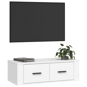 TV-Wandschrank Weiß 80 cm