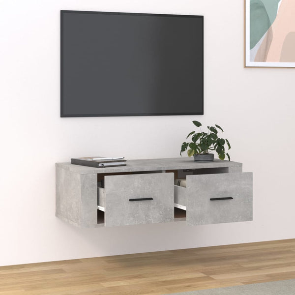 TV-Wandschrank Betongrau 80 cm