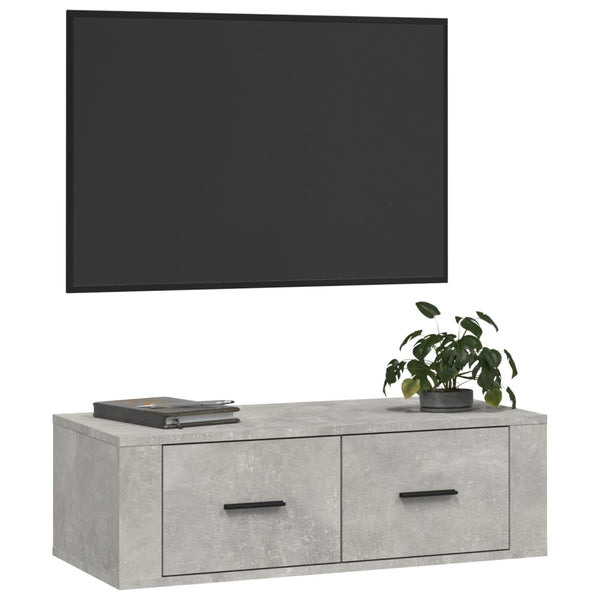 TV-Wandschrank Betongrau 80 cm