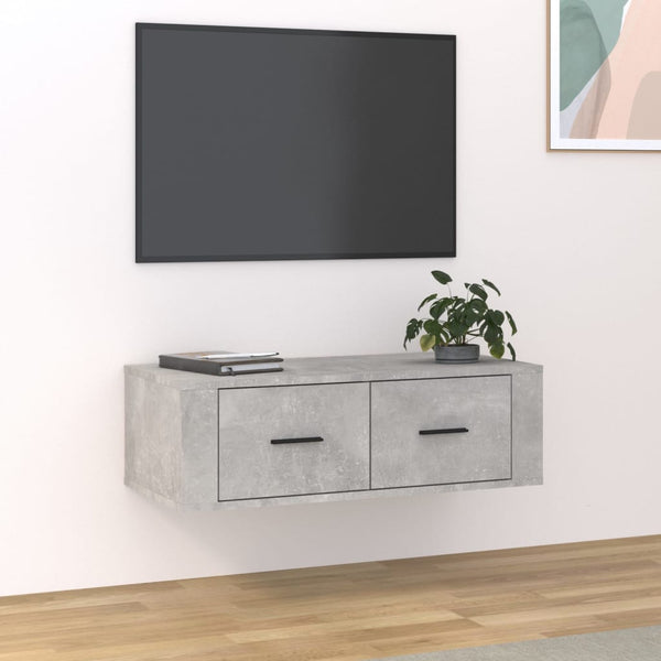 TV-Wandschrank Betongrau 80 cm
