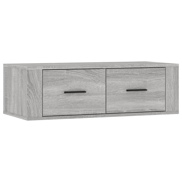 TV-Wandschrank Grau Sonoma 80 cm