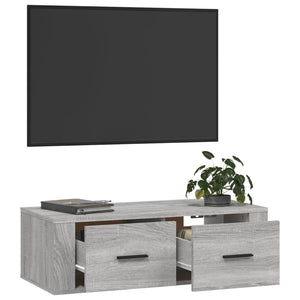 TV-Wandschrank Grau Sonoma 80 cm