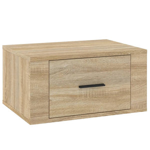 Wand-Nachttische Sonoma-Eiche, 2er-Set