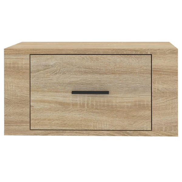 Wand-Nachttische Sonoma-Eiche, 2er-Set