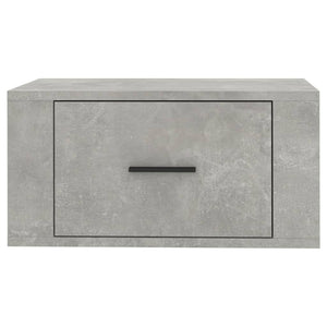 Wand-Nachttische, Betongrau, 2er-Set