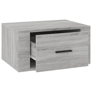 Wand-Nachttische Grau Sonoma 2er Set