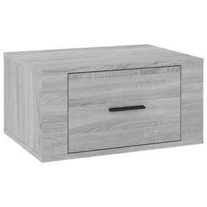 Wand-Nachttische Grau Sonoma 2er Set