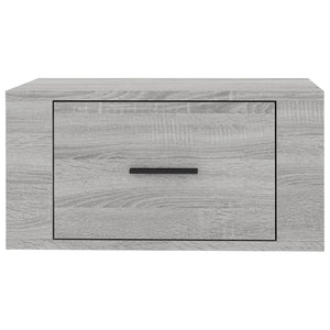 Wand-Nachttische Grau Sonoma 2er Set