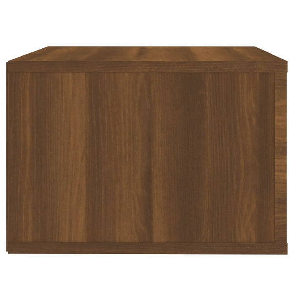 Wand-Nachttisch Braun Eichenoptik 50x36x25 cm