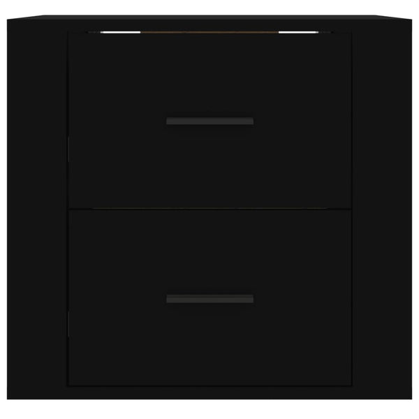 Schwarzer Wand Nachttisch 50x36x47 cm