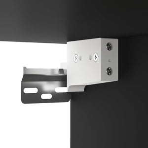 Schwarzer Wand Nachttisch 50x36x47 cm