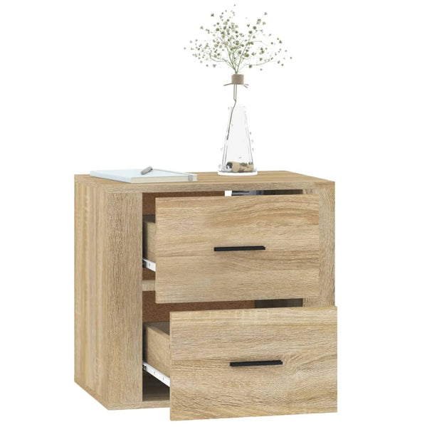 Wand-Nachttisch Sonoma Eiche 50x36x47 cm