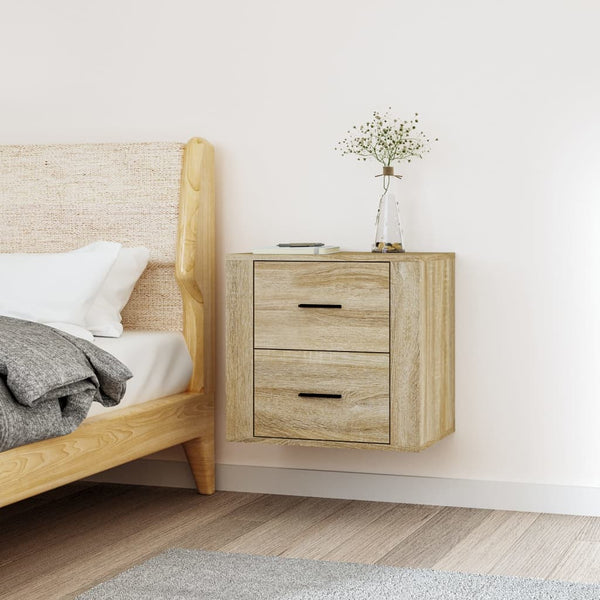 Wand-Nachttisch Sonoma Eiche 50x36x47 cm