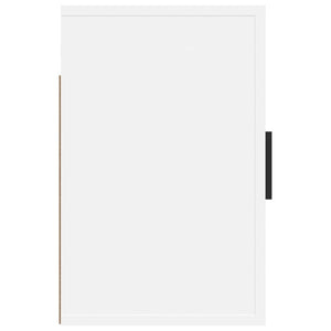 Wand-Nachttische, 2er Set, Weiß, 50 cm