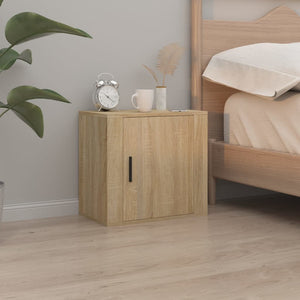 Wand Nachttische Sonoma-Eiche, 2er Set