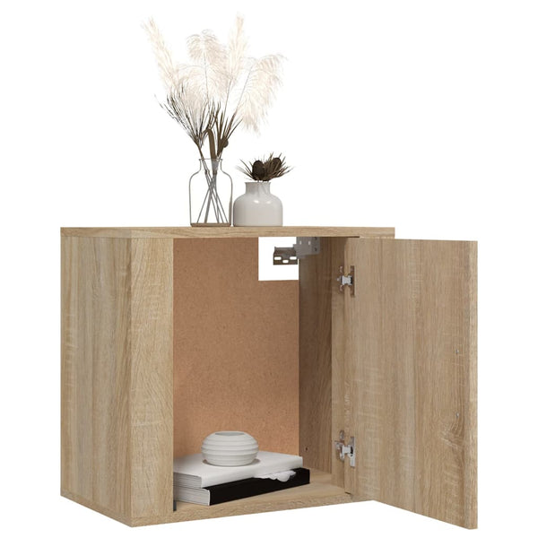 Wand Nachttische Sonoma-Eiche, 2er Set