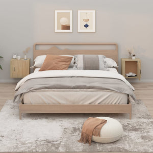 Wand Nachttische Sonoma-Eiche, 2er Set