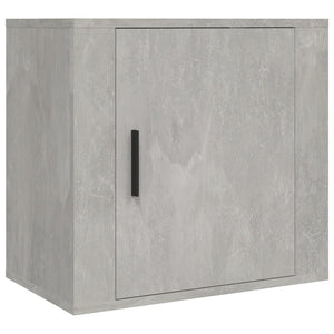 Wand-Nachttische, Betongrau, 2er-Set