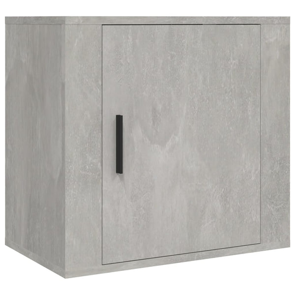 Wand-Nachttische, Betongrau, 2er-Set