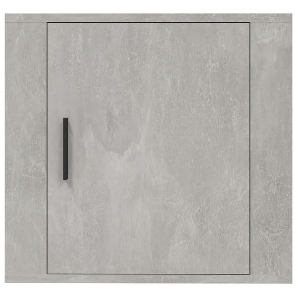 Wand-Nachttische, Betongrau, 2er-Set