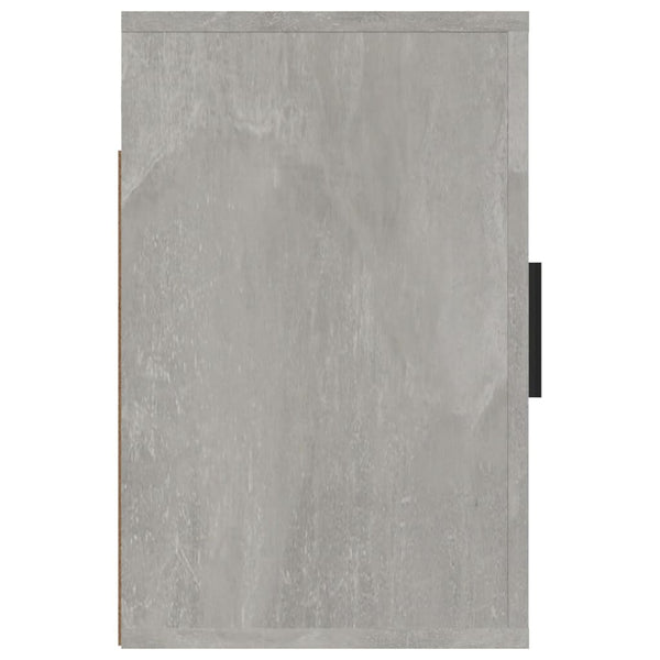 Wand-Nachttische, Betongrau, 2er-Set
