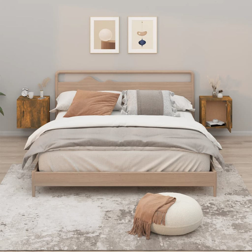 Wand-Nachttische 50x30x47 cm, 2er-Set