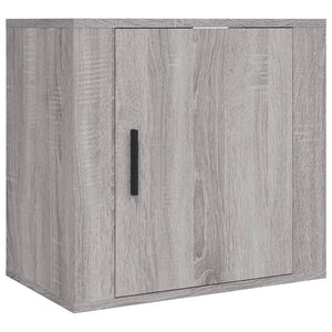 Wand-Nachttische Grau Sonoma 2er Set