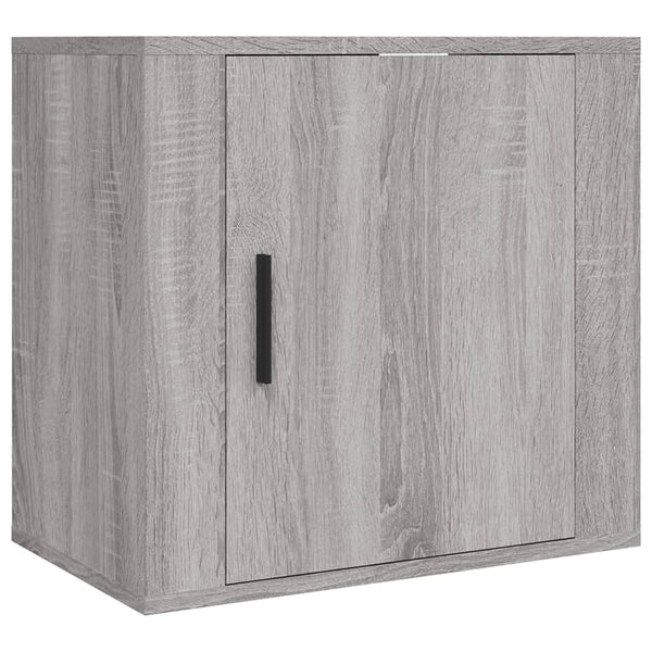 Wand-Nachttische Grau Sonoma 2er Set