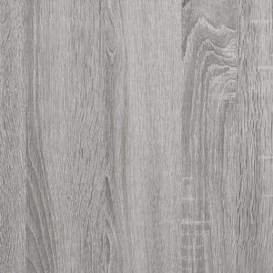 Wand-Nachttische Grau Sonoma 2er Set