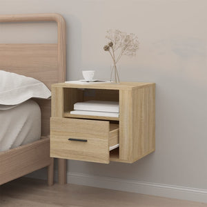 Wand-Nachttisch Sonoma-Eiche 50 cm