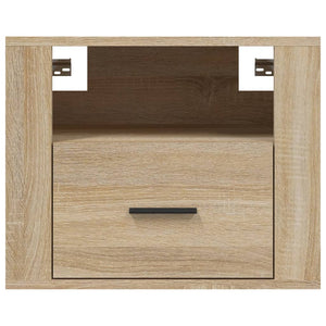 Wand-Nachttisch Sonoma-Eiche 50 cm