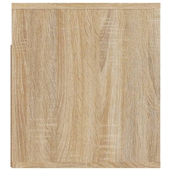 Wand-Nachttische Sonoma-Eiche, 2er-Set