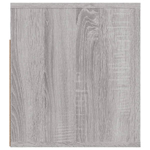 Wand-Nachttische Grau Sonoma, 2er-Set