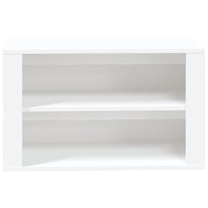 Schuhregal Weiß 75x35x45 cm