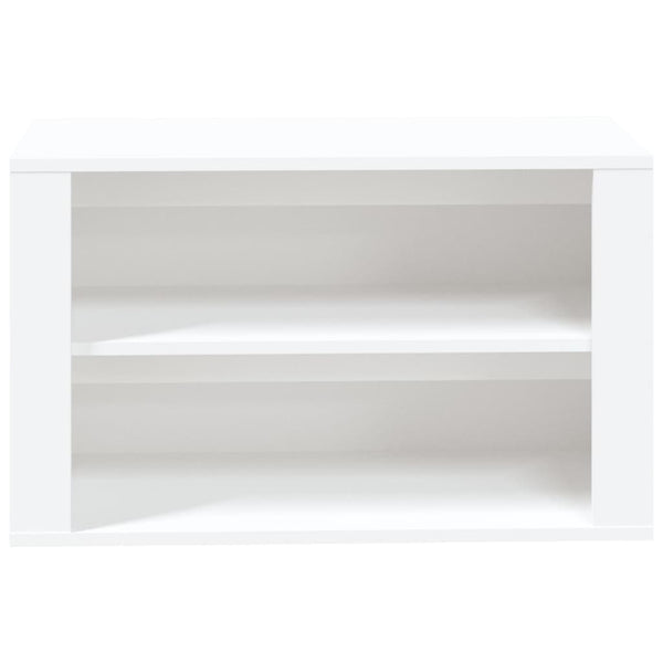 Schuhregal Weiß 75x35x45 cm