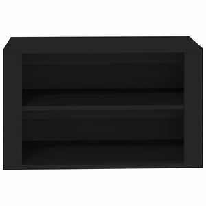 Schuhregal Schwarz 75x35x45 cm