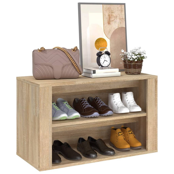 Schuhregal Sonoma Eiche 75x35x45cm