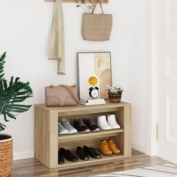 Schuhregal Sonoma Eiche 75x35x45cm