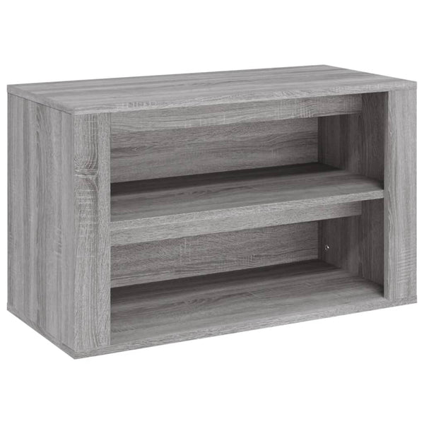 Schuhregal Grau Sonoma 75x35x45 cm