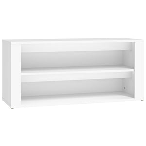 Schuhregal Weiß 100x35x45 cm