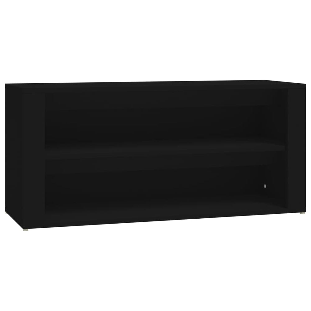 Schuhregal Schwarz 100x35x45 cm