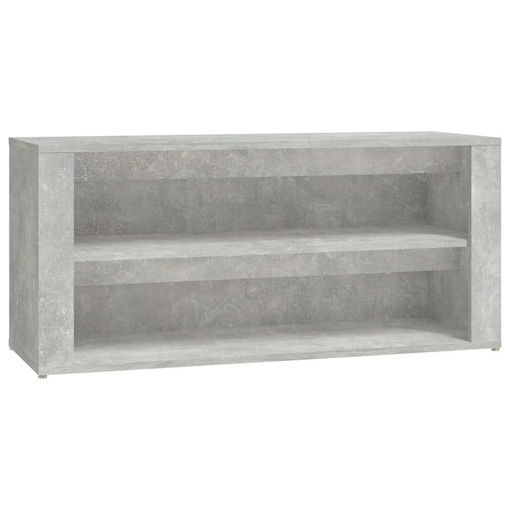 Betongraues Schuhregal 100 cm
