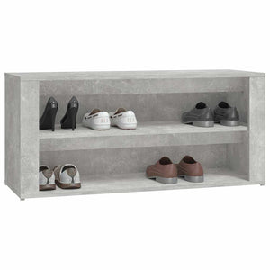 Betongraues Schuhregal 100 cm