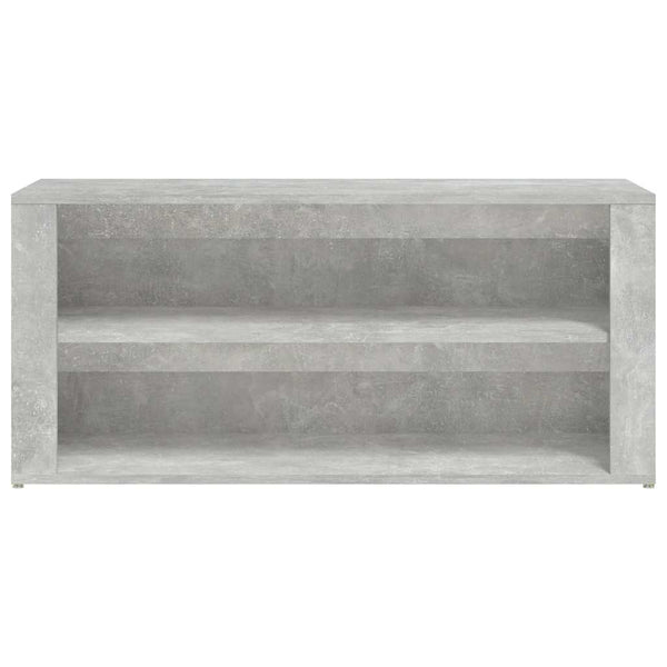 Betongraues Schuhregal 100 cm