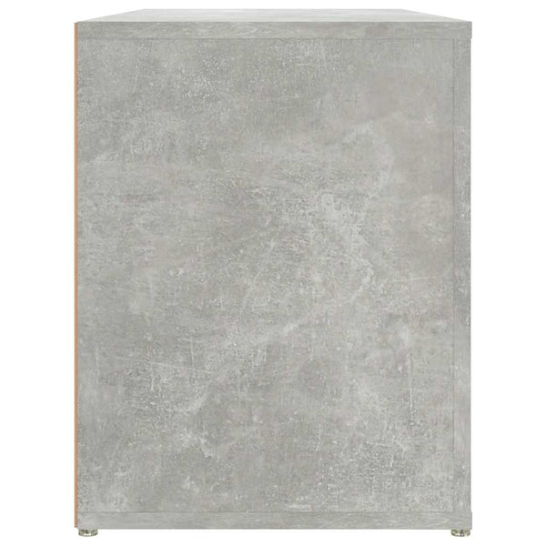 Betongraues Schuhregal 100 cm