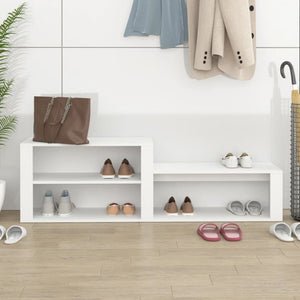 Weißer Schuhschrank 150 cm