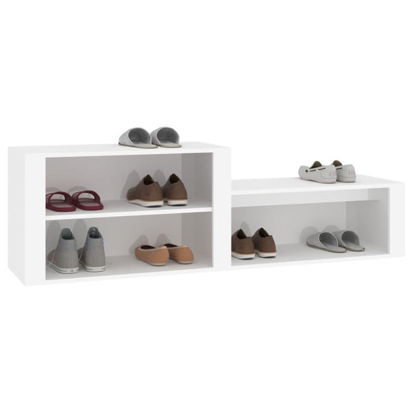 Weißer Schuhschrank 150 cm