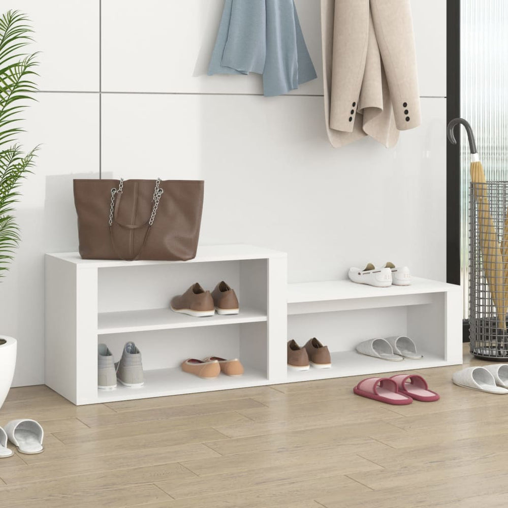 Weißer Schuhschrank 150 cm