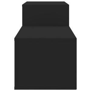 Schuhschrank Schwarz 150 cm